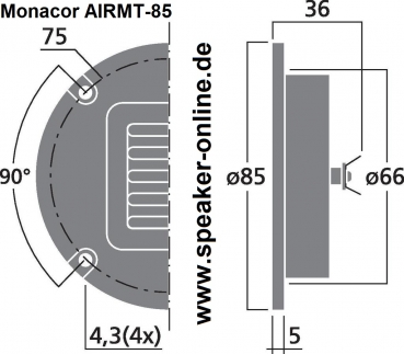 Monacor AIRMT-85