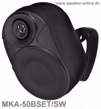 MKA-50BSET/SW aktives Stereo-Lautsprechersystem mit Bluetoothschnittstelle