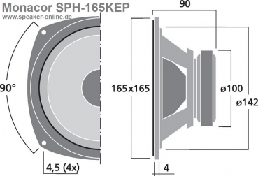 Tiefmitteltöner SPH-165KEP