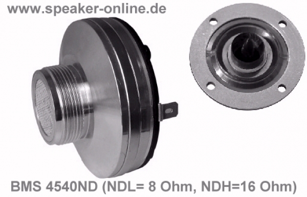 BMS 4540 NDL ( 8 Ohm) oder NDH (16 Ohm)