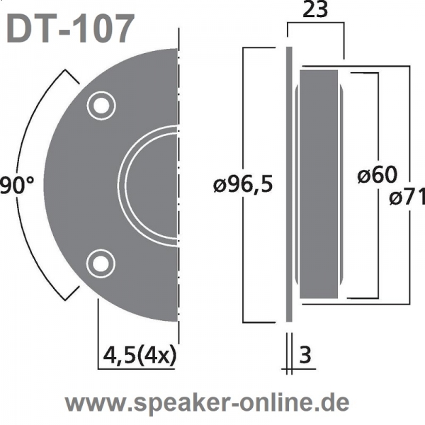 Monacor DT-107