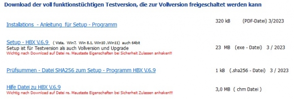 HBX V6.9 Basic - Einzellizenz